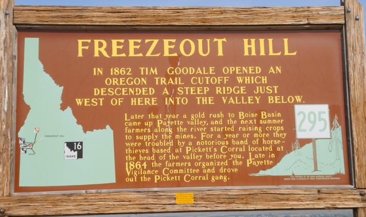 Highway Marker on Freezeout